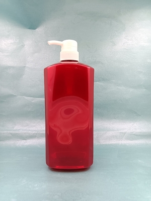 Sıcak Damgalama Büyük Şampuan Şişeleri, Pompa Kozmetik Şişeleri PET Malzeme